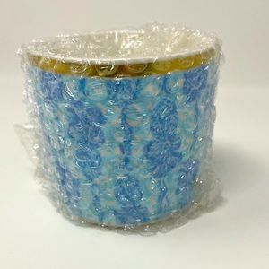 NIB Lilly Pulitzer mini planter in Out of the Blue